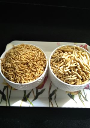 A picture of #56Bhog#Post-4#Limbu Mari Sev & Ratlam sev.