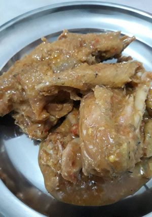 Foto resep Ayam Kampung Bakar Bumbu Rujak