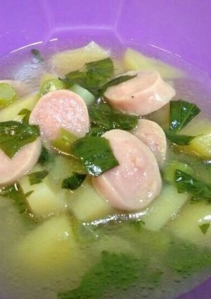 Foto resep Sop Kentang+Sosis...💖💖