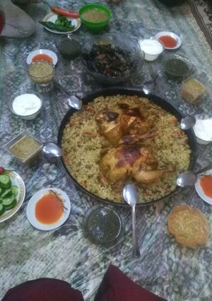 صورة لوصفة دجاج محشي
