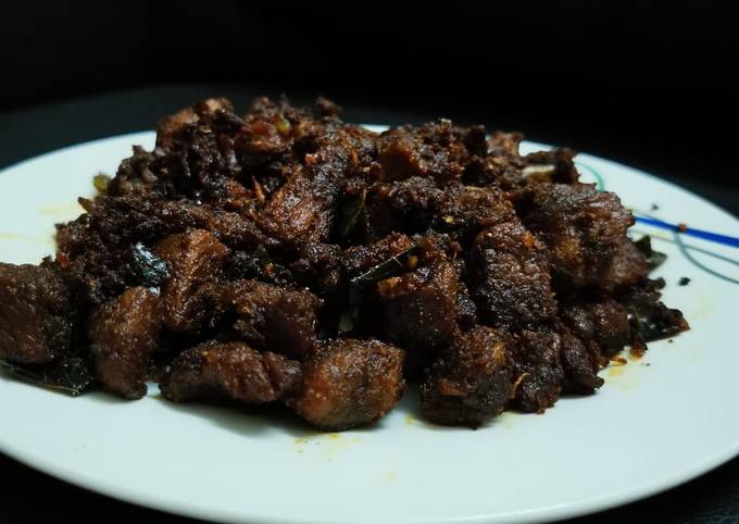 Kuttanadan Beef Roast Kerala Beef Roast Recipe by Susan Bijoy