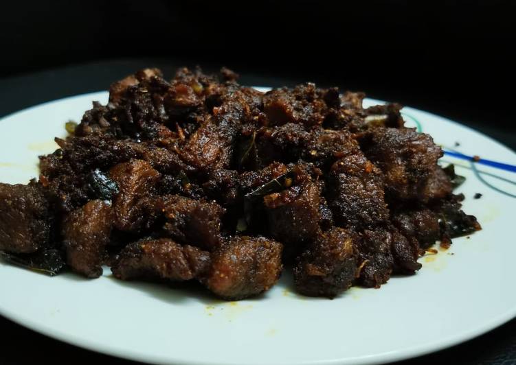 Recipe of Homemade Kuttanadan Beef Roast / Kerala Beef Roast