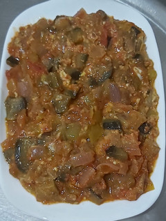 صورة لوصفة شكشوكة بذنجان