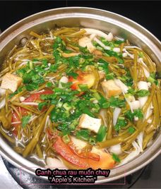canh chua chay đậu hũ
