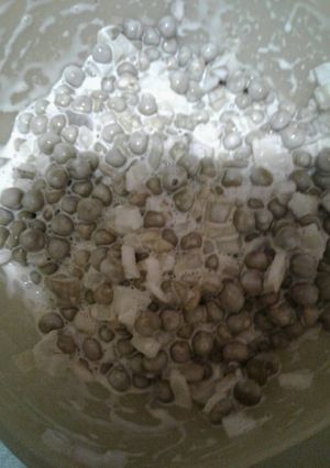 A picture of Phil's pea salad.