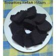 Brownies ketan hitam sederhana