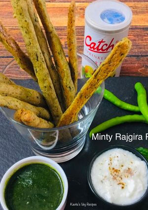 A picture of Minty Rajgira Potato Sticks.