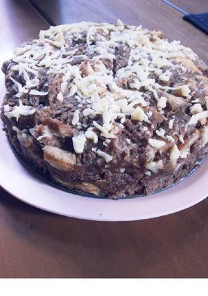Foto resep Pudding Roti Coklat Keju
