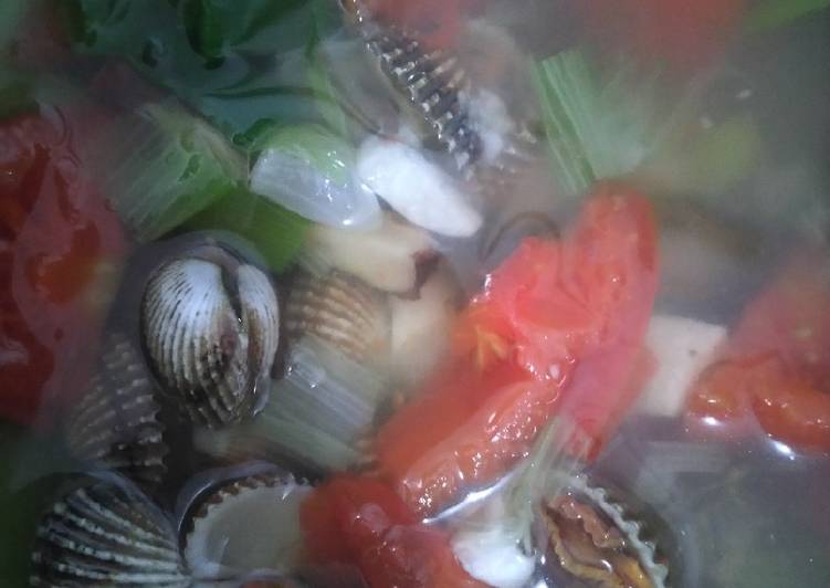 Bagaimana Menyiapkan Kerang dara kuah putih Anti Gagal