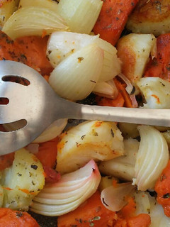 Una foto de Verduras al horno
