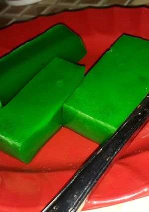 Foto resep Puding pandan simpel