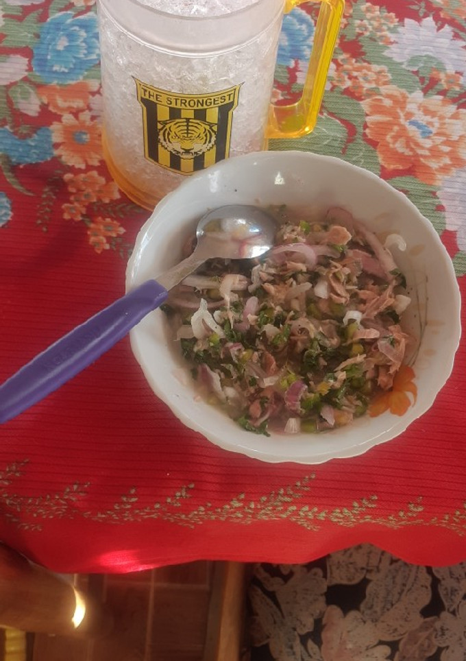 Una foto de Ceviche rápido de atún