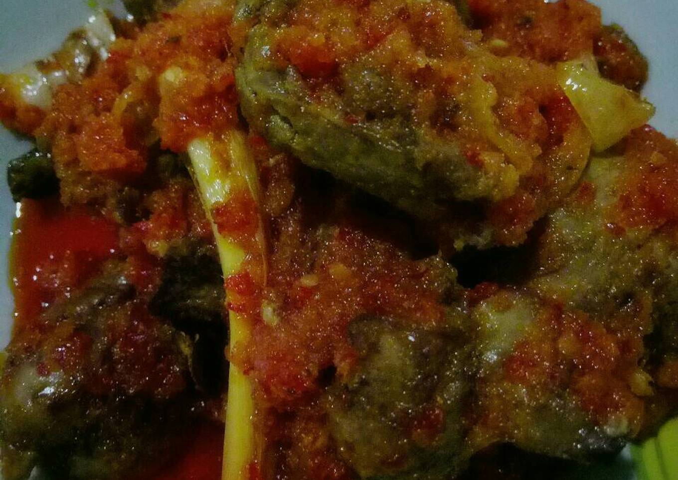 Balado Ati Ayam Praktis
