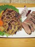 Szuvidált kacsamell 🦆 wok zöldségekkel 🥕🌶️🍚