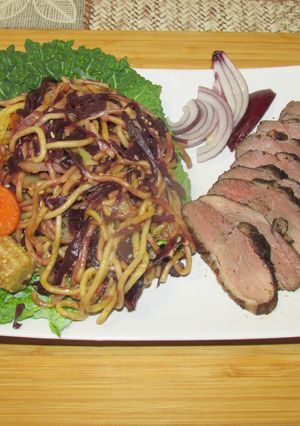 Szuvidált kacsamell 🦆 wok zöldségekkel 🥕🌶️🍚 recept fotója