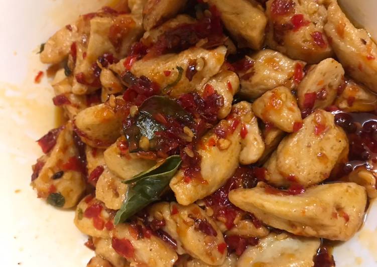 Otak-otak balado pedas manis