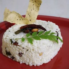 A picture of Curd rice.