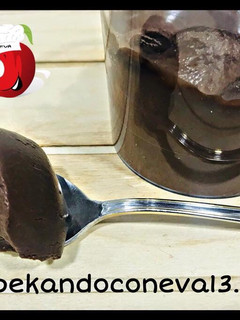 Una foto de Natillas de chocolate