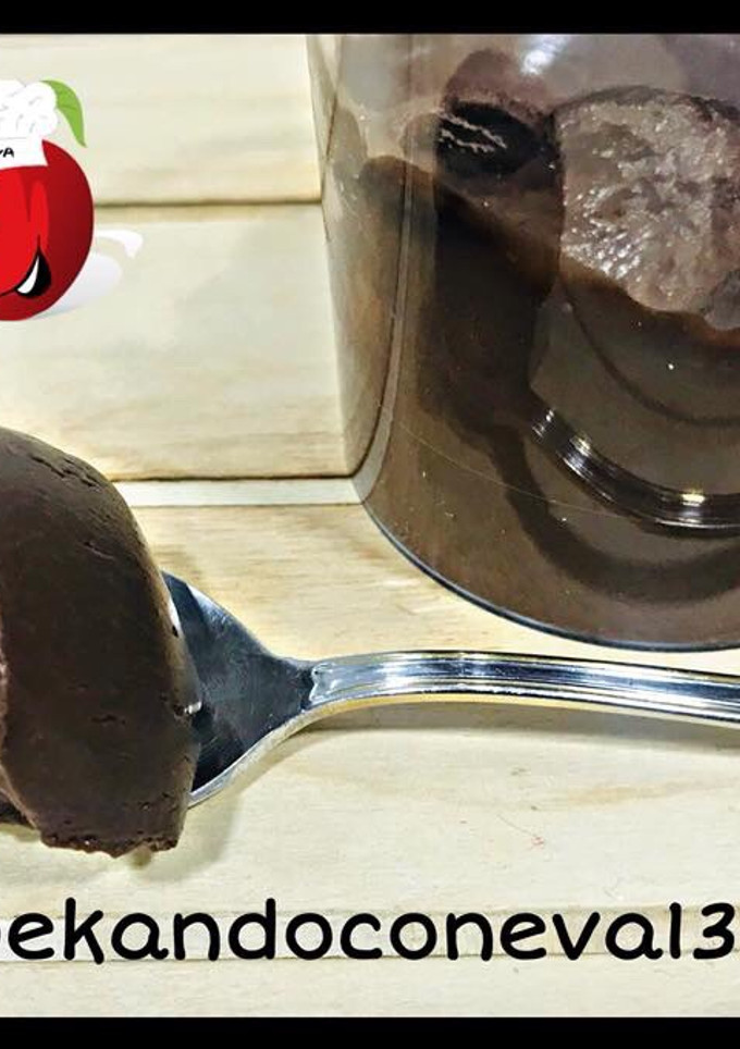 Una foto de Natillas de chocolate