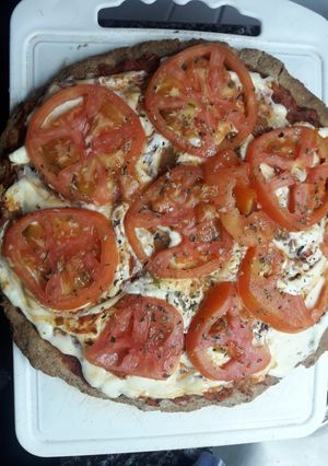 Una foto de Pizza semi-integral sin levadura 🍃
