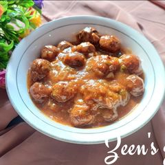 A picture of Baby Potato Manchurian.