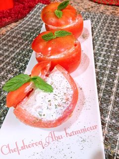 صورة لوصفة بندورة محشية 🍅