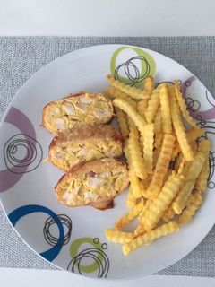 Baconos sajtos csirke őzgerincben 🐥🧀🥓 recept fotója