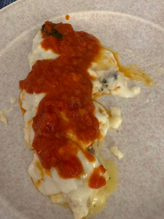 Una foto de Canelones de Jamón y Queso
