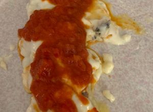 Una foto de Canelones de Jamón y Queso