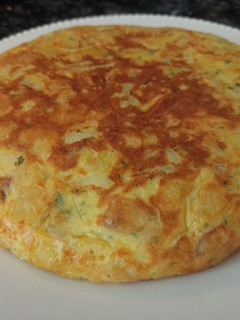 Una foto de Tortilla de papa fácil
