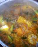 10 verduras, 2 sopas💪🤗🍜😉🍷