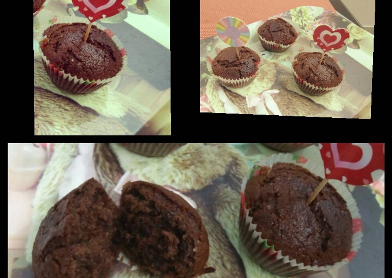 Chocolate muffin (eggless)