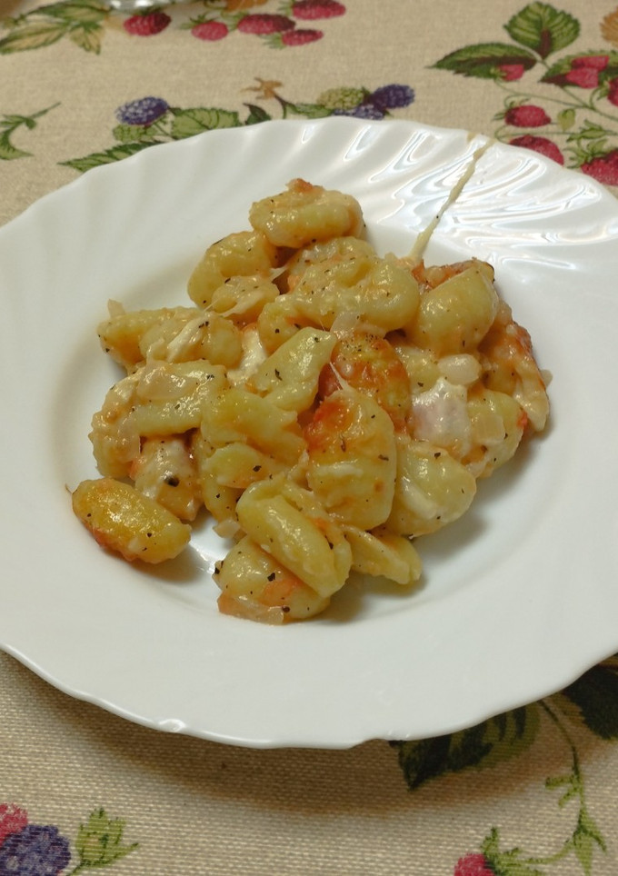 Una foto de Gnocchi o ñoquis a la sorrentina