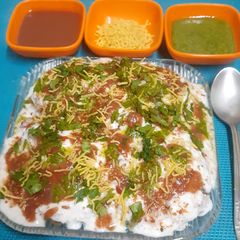 A picture of Healthy Twist To Traditional Dahi Wadas With Cranberry Curd For Diwali Snack Spread.