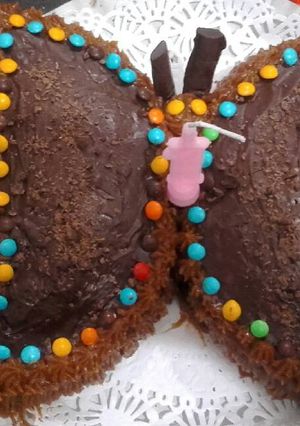 Una foto de Torta mariposa