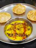 Yellow Moong Daal With Puri