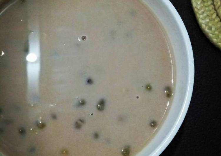 Bubur Kacang hijau encer Choco milk