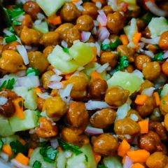 A picture of Black Chickpea Salad.