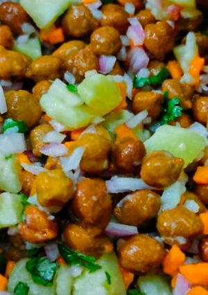 A picture of Black Chickpea Salad.