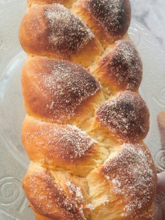 Una foto de Pan casero dulce