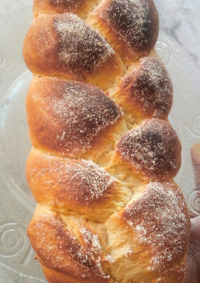 Una foto de Pan casero dulce