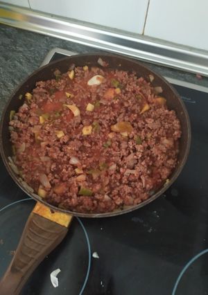 Foto principal de Pisto con boloñesa