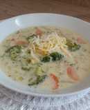 Sopa de brócoli y queso