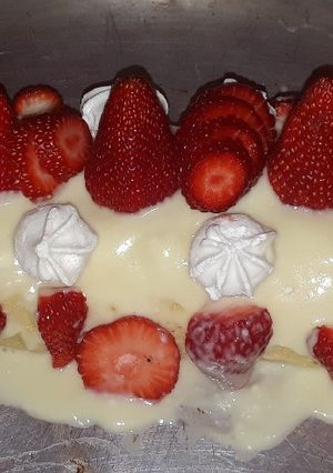 Una foto de Pionono de frutilla 🍓