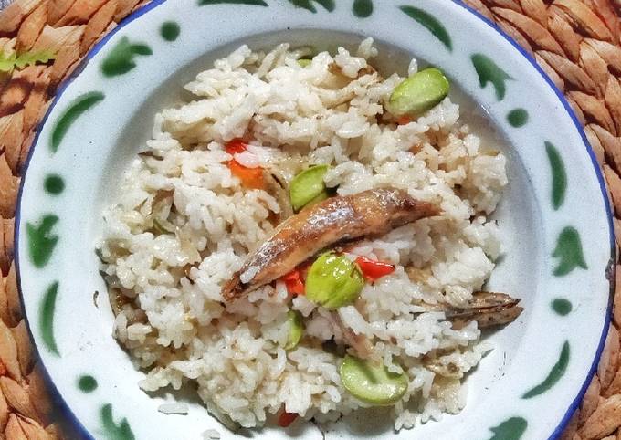 Resep Nasi Liwet Magic Com Teri Peda Pete Khas Sunda Oleh Farhah Cookpad