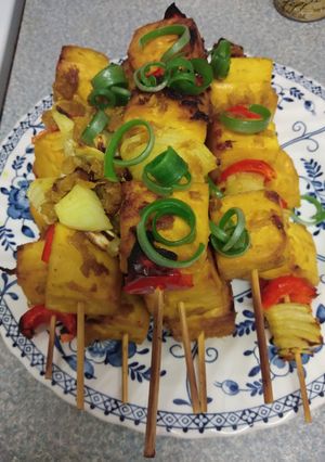 Foto resep Sate Tahu Bakar Bumbu Ungkep