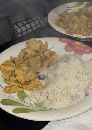 Una foto de Pollo al Curry