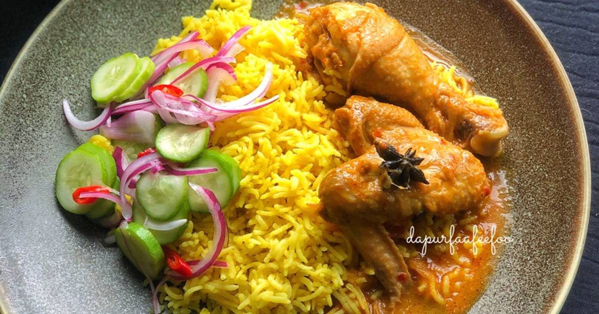 Resipi Nasi Minyak Gulai Ayam (TERENGGANU DARUL IMAN) oleh Kakak Faa