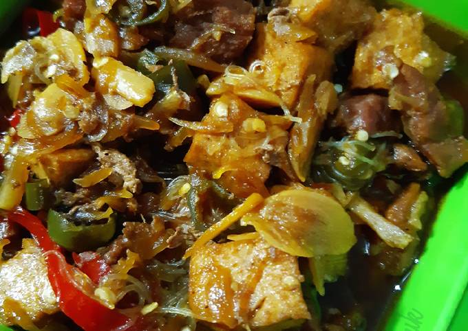 Semur Tahu Pedas