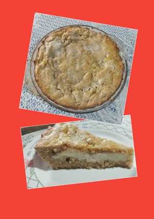 Una foto de Tarta de ricota con harina integral y de almendras